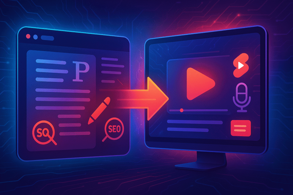 How to turn blogs into videos